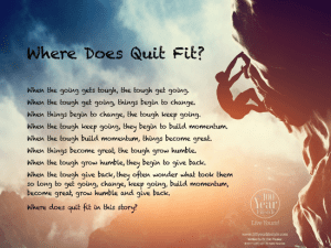 Male rock climber with poem