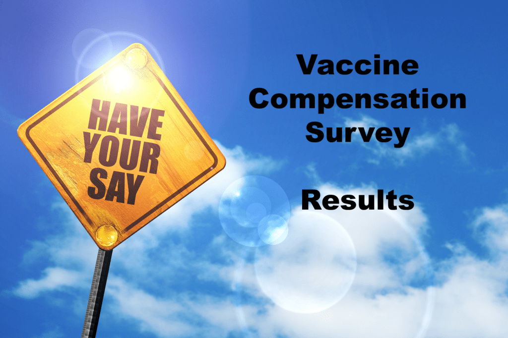 Vaccine compensation survey results
