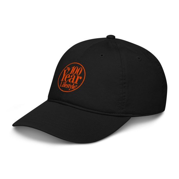 100 Year Lifestyle® Love Your Age!™ Organic Baseball Cap - Image 4