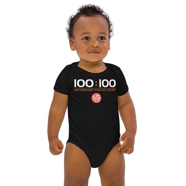 100:100 Organic Cotton Baby Bodysuit