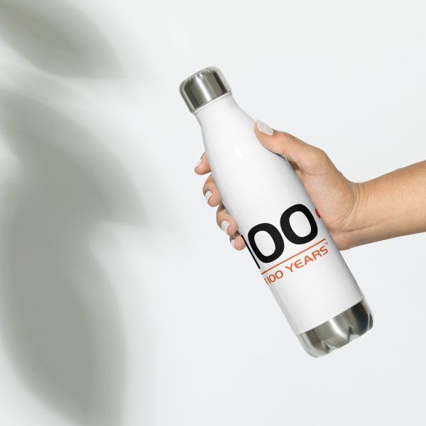 100:100 Stainless Steel Water Bottle 17oz - Image 3