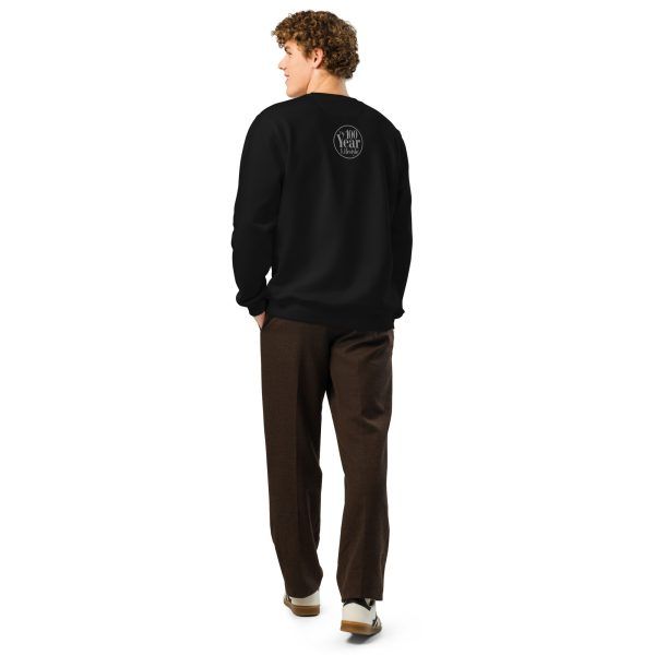 100:100 Unisex Organic Mid-Weight Sweatshirt - Image 2