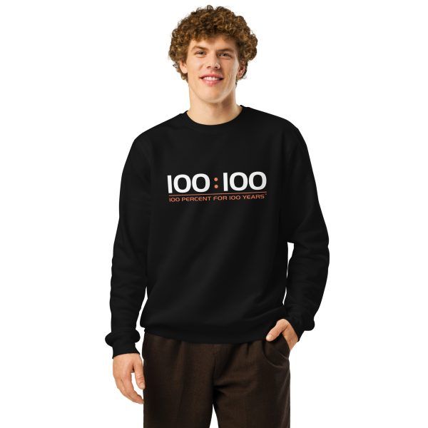 100:100 Unisex Organic Mid-Weight Sweatshirt