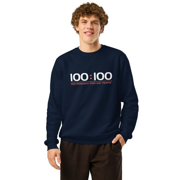 100:100 Unisex Organic Mid-Weight Sweatshirt - Image 6