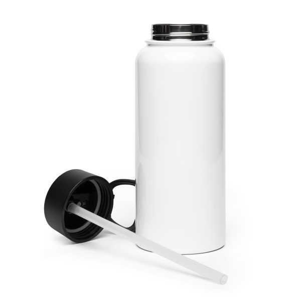 100 Year Lifestyle® "Love Your Age!™" Stainless Steel Water Bottle with Straw Lid - Image 3