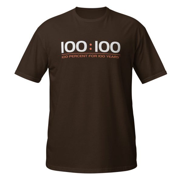 100:100 Short-Sleeve Cotton Unisex Workout T-Shirt - Image 5