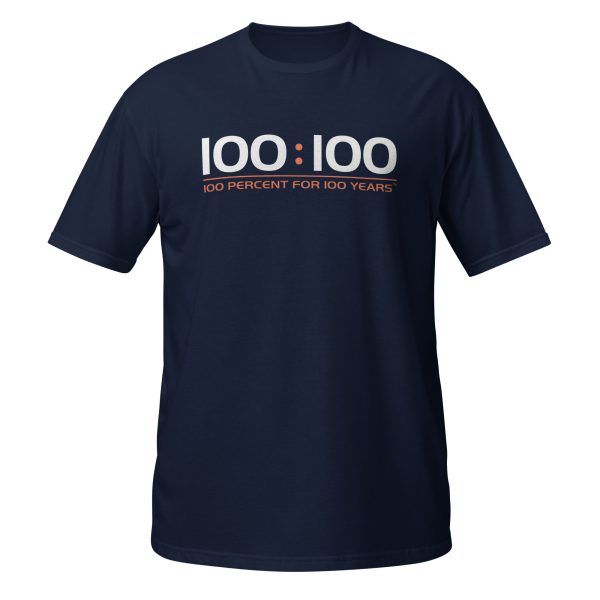 100:100 Short-Sleeve Cotton Unisex Workout T-Shirt