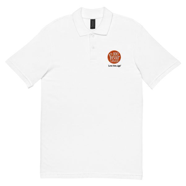 100 Year Life Style® Love Your Age!™ Unisex Polo - Image 5