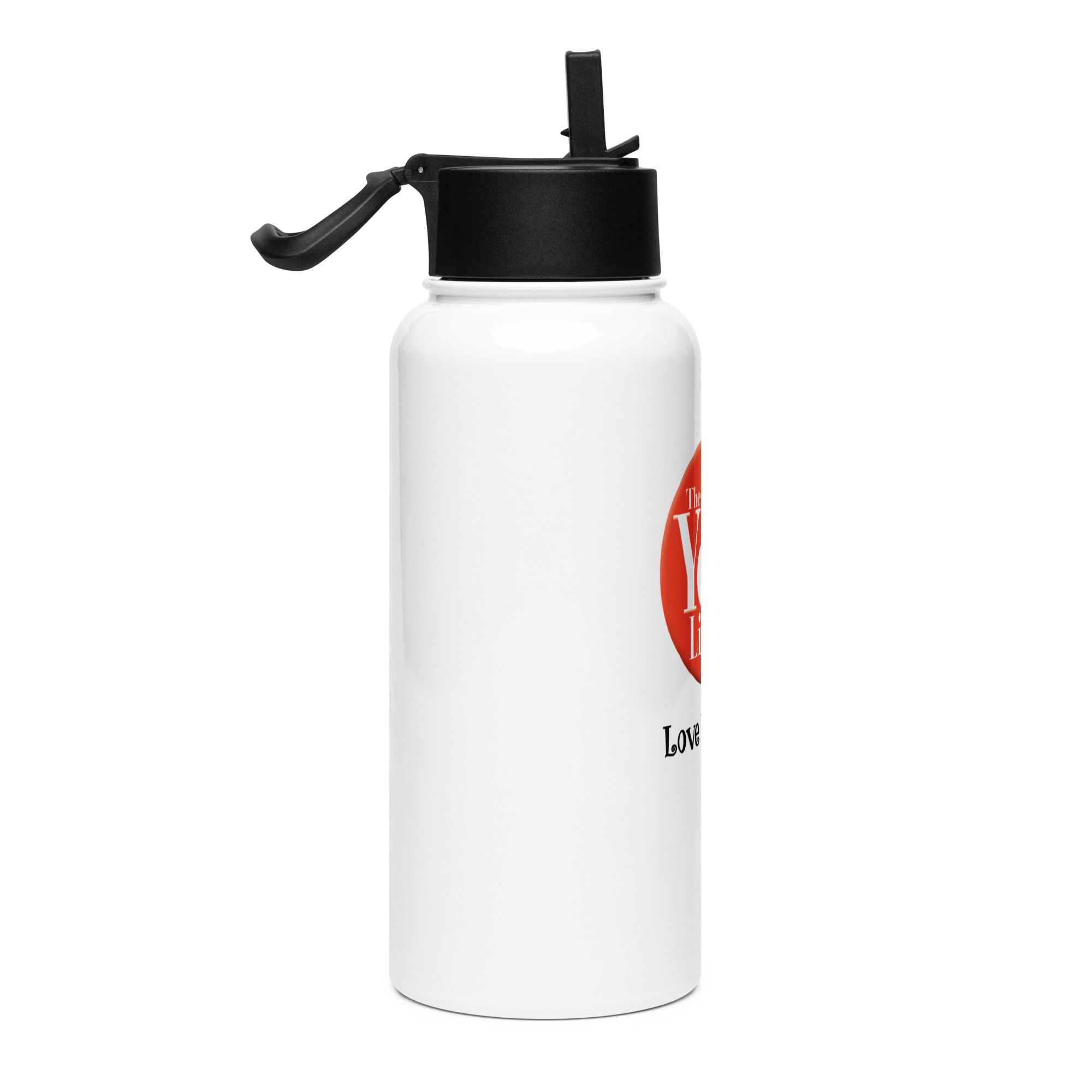 100 Year Lifestyle® "Love Your Age!™" Stainless Steel Water Bottle with Straw Lid - Image 9