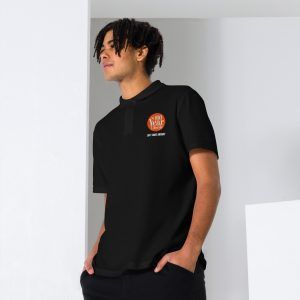 Unisex 'Live Takes Nerve' polo shirt